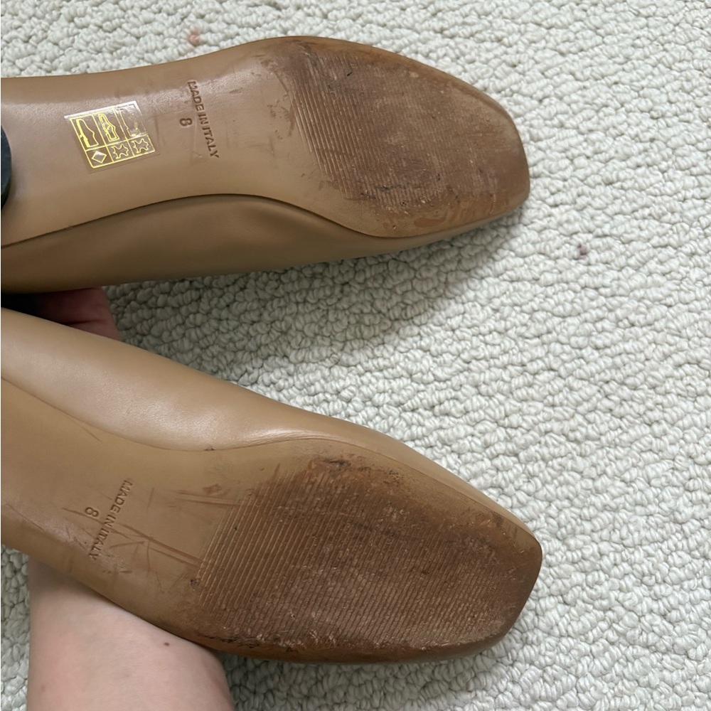 Everlane The 90s Square Toe Ballet Flat Tan | Women’s Size 8 - Picture 9 of 9